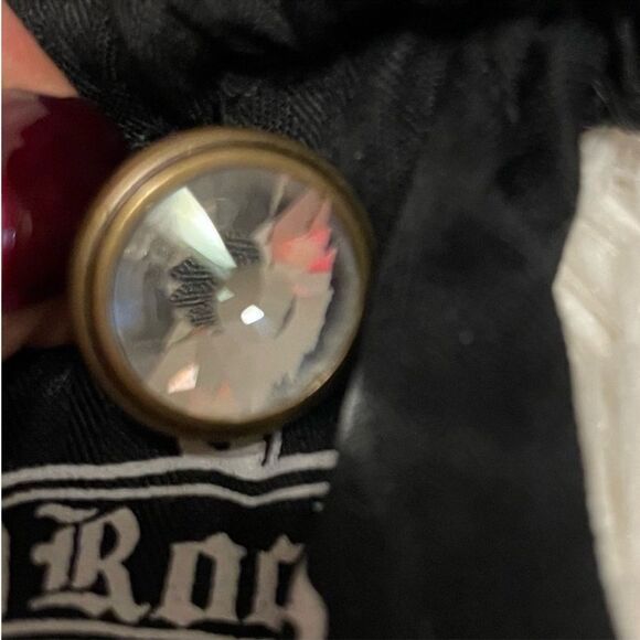 Rock Revival Replacement Button Metal Rhinestone Screw On CLEAR - Picture 5 of 8